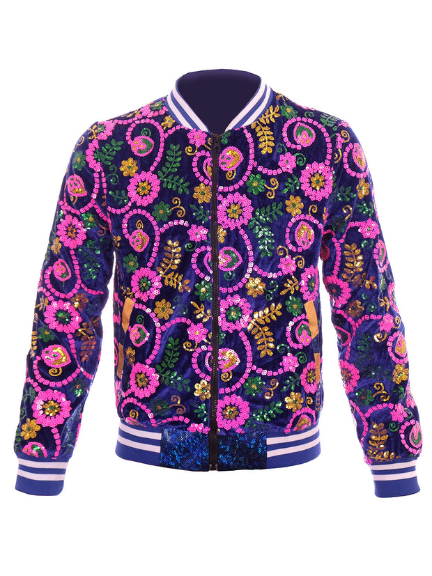Razzle Dazzle | Disarray Sequin Bomber Jacket | Unisex
