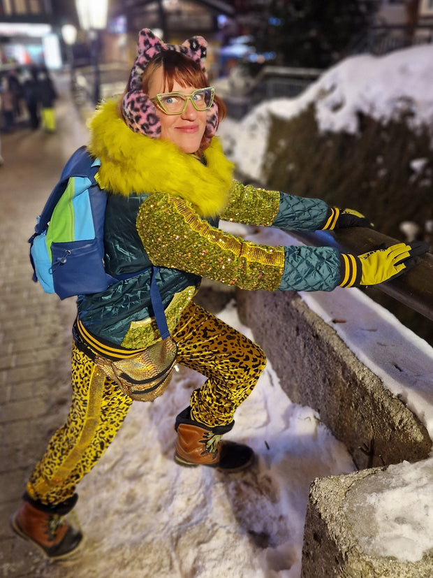 luminous Leopard | Disarray Dungarees | Unisex