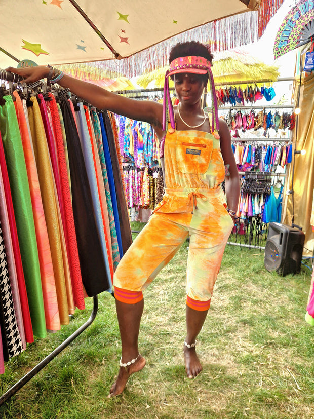 Sherbert Fizz | Cropped Disarray Dungarees | Unisex
