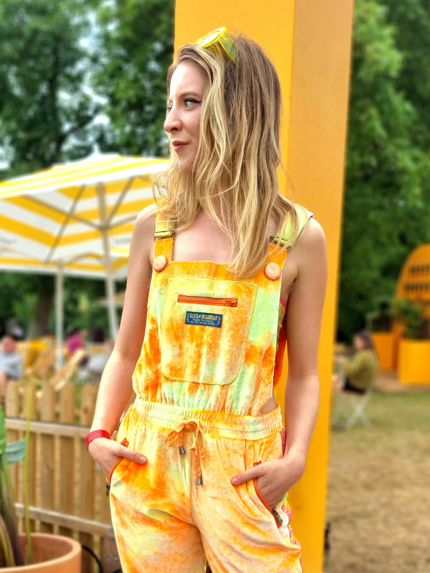 Sherbert Fizz | Cropped Disarray Dungarees | Unisex