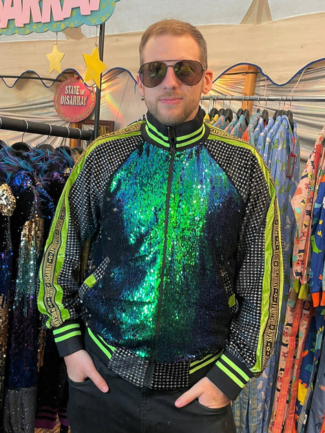 Sequin Bomber Jacket – Viridian Rowe