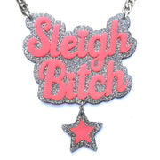 Sleigh Bitch - Statement Chain (Mega) - Luinluland Collab - Sparkle Silver