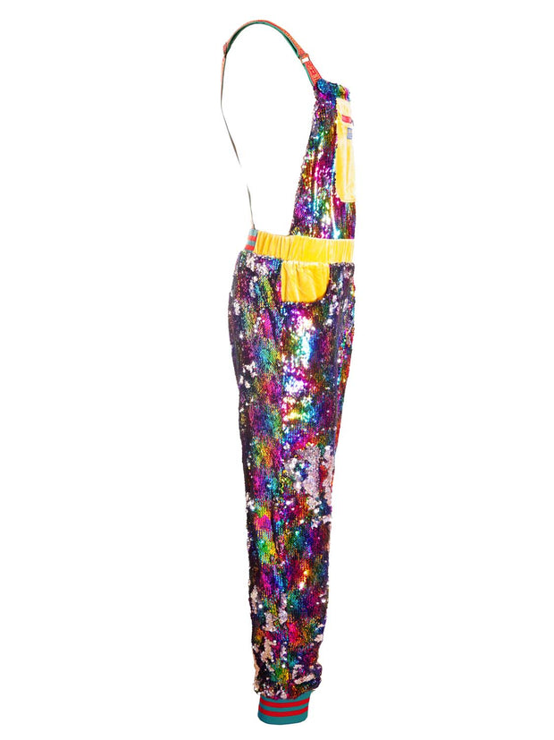 Sparkle Superstar | Sequin Dungarees | Unisex