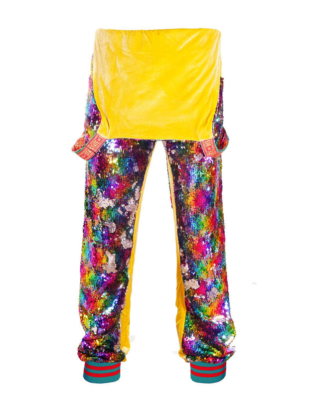 Sparkle Superstar | Sequin Dungarees | Unisex