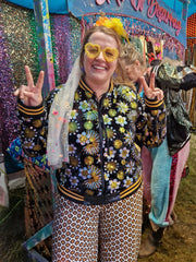 Disco Daizy | Disarray Sequin Bomber Jacket | Unisex