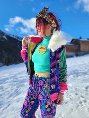 Party Peacock | Deluxe Disarray Hoodie | Unisex