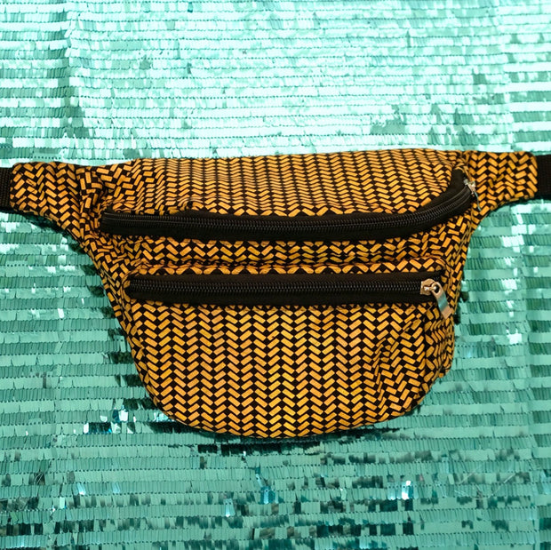 Gold Chevron | Bum bag / Fanny Pack | State of Disarray