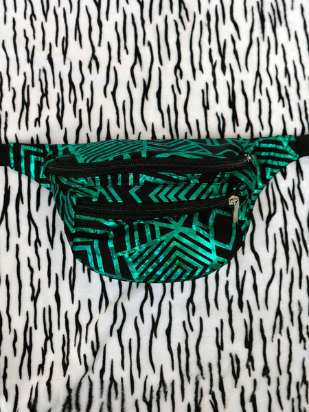 Emerald Geo-messtrick | Bum bag / Fanny Pack | State of Disarray
