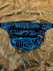 Teal Geo-messtrick| Bum bag / Fanny Pack | State of Disarray