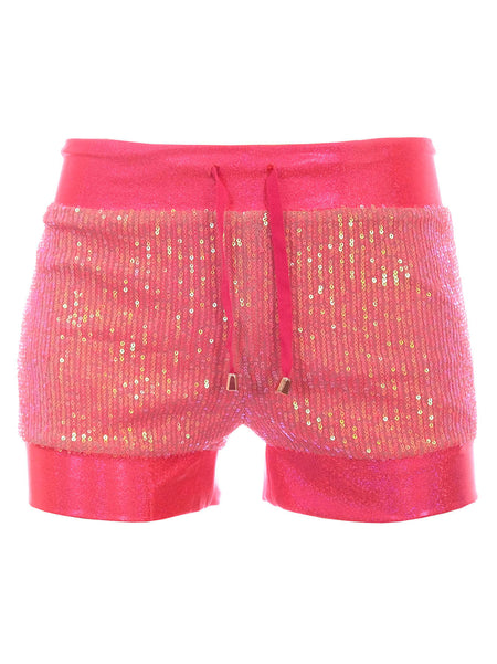 Barbiecore Booty Shorts | Sequin Hot Pants