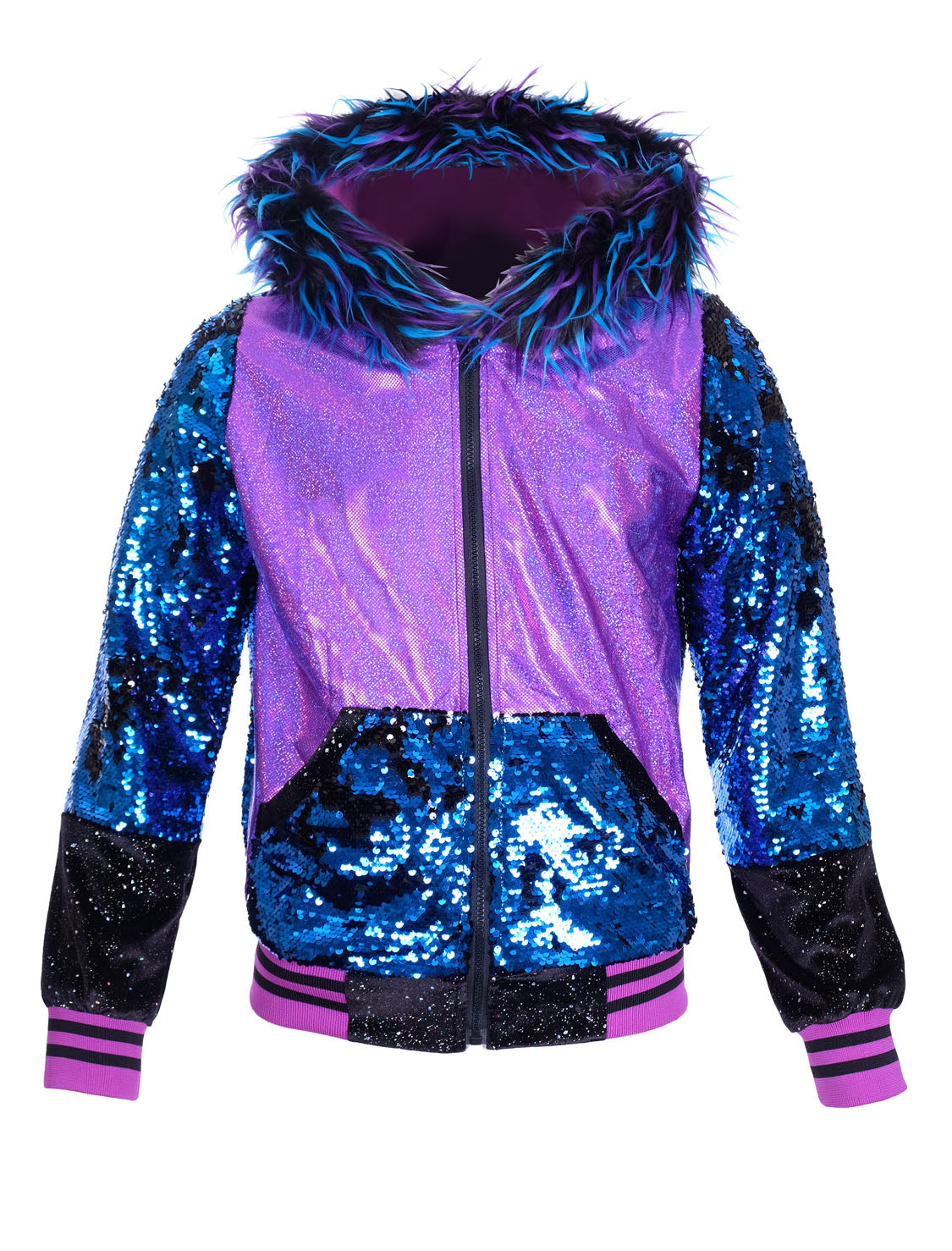 Blouson à Paillettes Pour Homme - Veste Bomber Scintillante Pour Fête - Tissu Brillant Et Léger