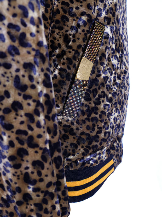Green & Gold Leopard | 80's Track Jacket | State of Disarray