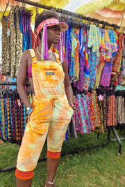 Sherbert Fizz | Cropped Disarray Dungarees | Unisex