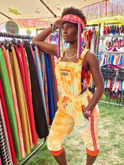 Sherbert Fizz | Cropped Disarray Dungarees | Unisex