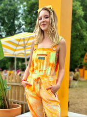 Sherbert Fizz | Cropped Disarray Dungarees | Unisex