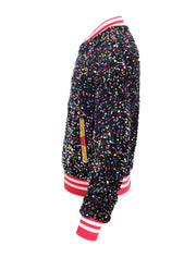 Rainbow Roller Disco | Disarray Sequin Bomber Jacket | Unisex