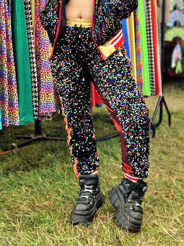 Rainbow Roller Disco | Deluxe Jazzy Joggers | Unisex