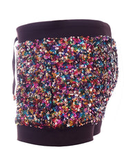 Discoverse | Rainbow Sequin Booty Shorts / Hot Pants