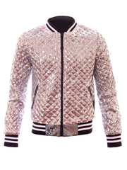 Sparkle Junkie | Disarray Sequin Bomber Jacket | Unisex