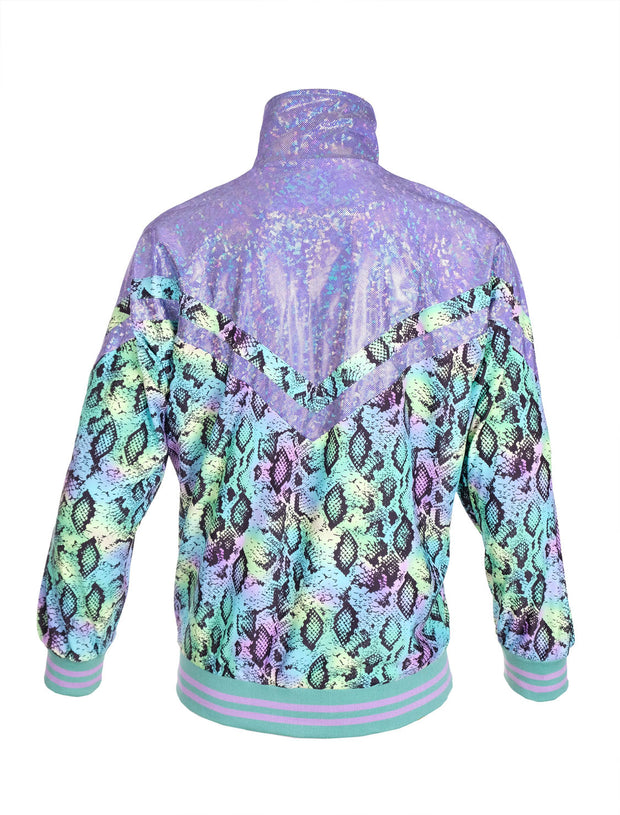 Rainbow Snake | Pastel 80's Track Jacket | State of Disarray