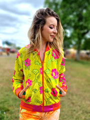 Ray of Sunshine | Disarray Sequin Bomber Jacket | Unisex
