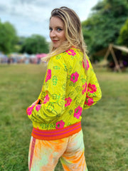 Ray of Sunshine | Disarray Sequin Bomber Jacket | Unisex