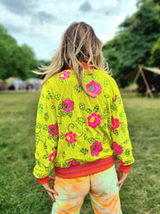 Ray of Sunshine | Disarray Sequin Bomber Jacket | Unisex