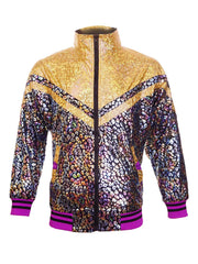 Cosmic Leopard | Lairy Leisurewear Jacket | Unisex