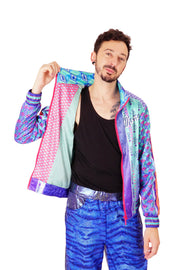 Crystal Mint (Last 2 size M) Danny Disarray | Deluxe Printed Jacket