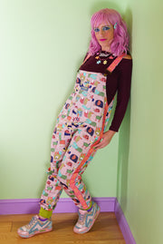 Colourful cotton dungarees by State of Disarray