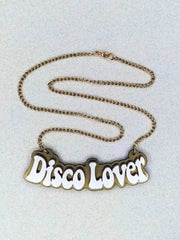 Disco Lover - Choose your Colours - Statement Acrylic Necklace