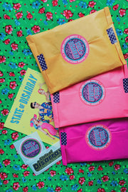 Superstar - Mega - Neon Orange (Transparant) - Statement Earrings