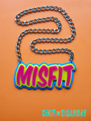 Misfit - Statement acrylic chunky chain - State of Disarray 