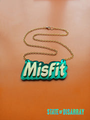 Misfit - Statement Acrylic Mnecklace - State of Disarray