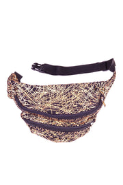 Gold Fireworks State of Disarray Metallic colourful Bumbag Fanny Pack Party Utility Bag 