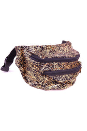 Gold Fireworks State of Disarray Metallic colourful Bumbag Fanny Pack Party Utility Bag 