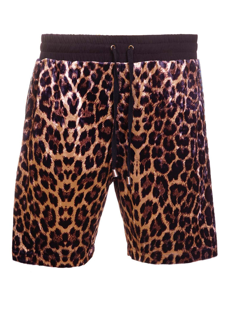 Leopard mens shorts deals